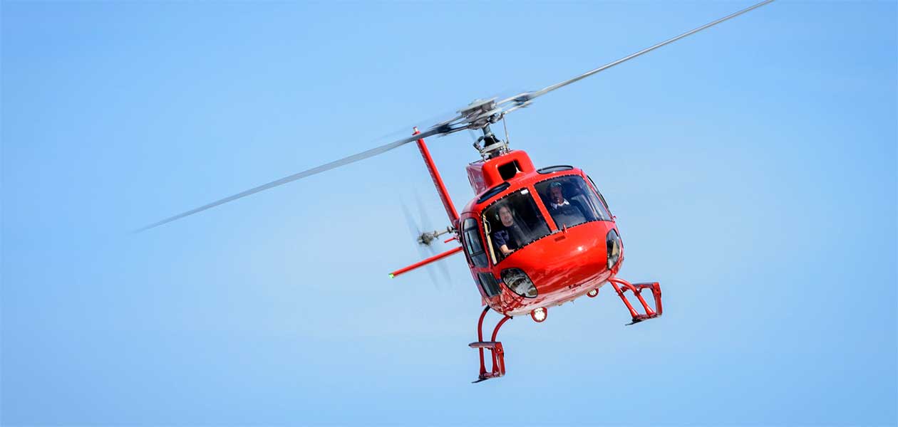TRAUMERFÜLLUNG - HELIKOPTERRUNDFLUG